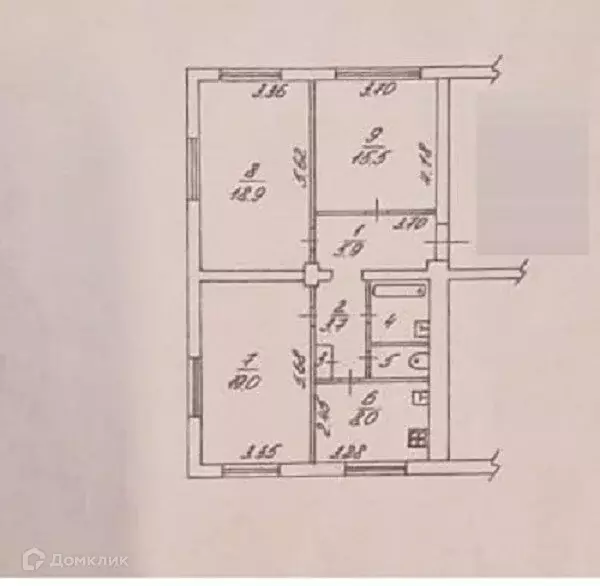 Продаётся 3-к квартира, 76.8 м - Фото 1