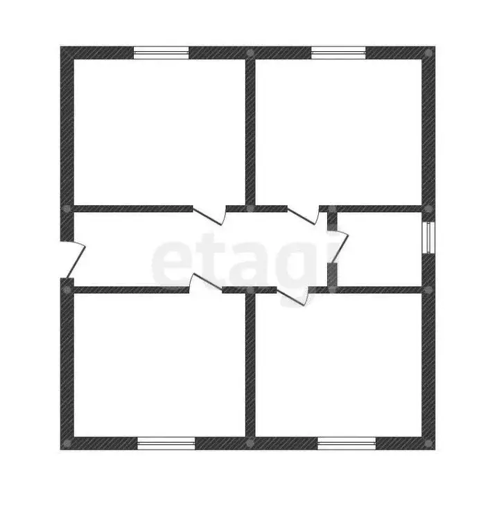 Дом в Вейделевка, улица Маршала Жукова (92 м) - Фото 1