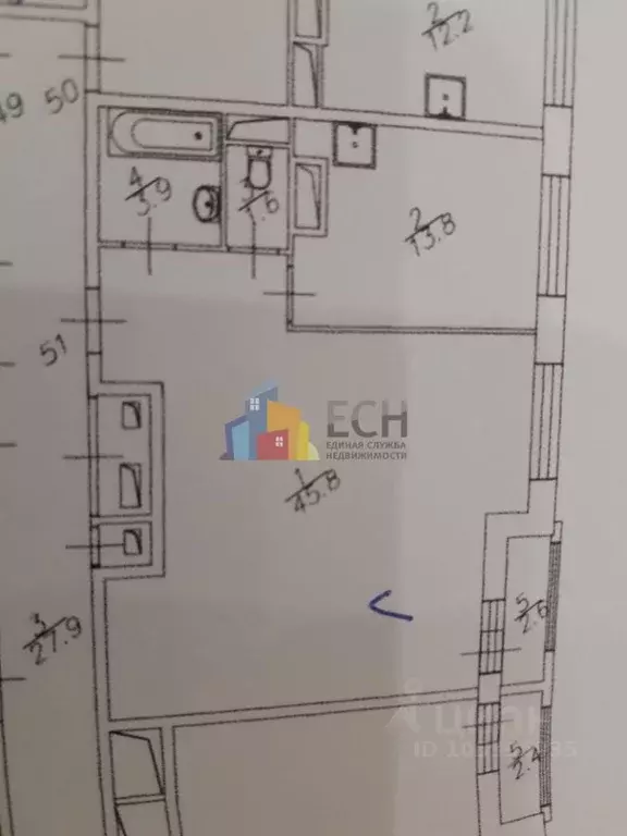 2-к кв. Москва ул. Вавилова, 69А (66.4 м) - Фото 2