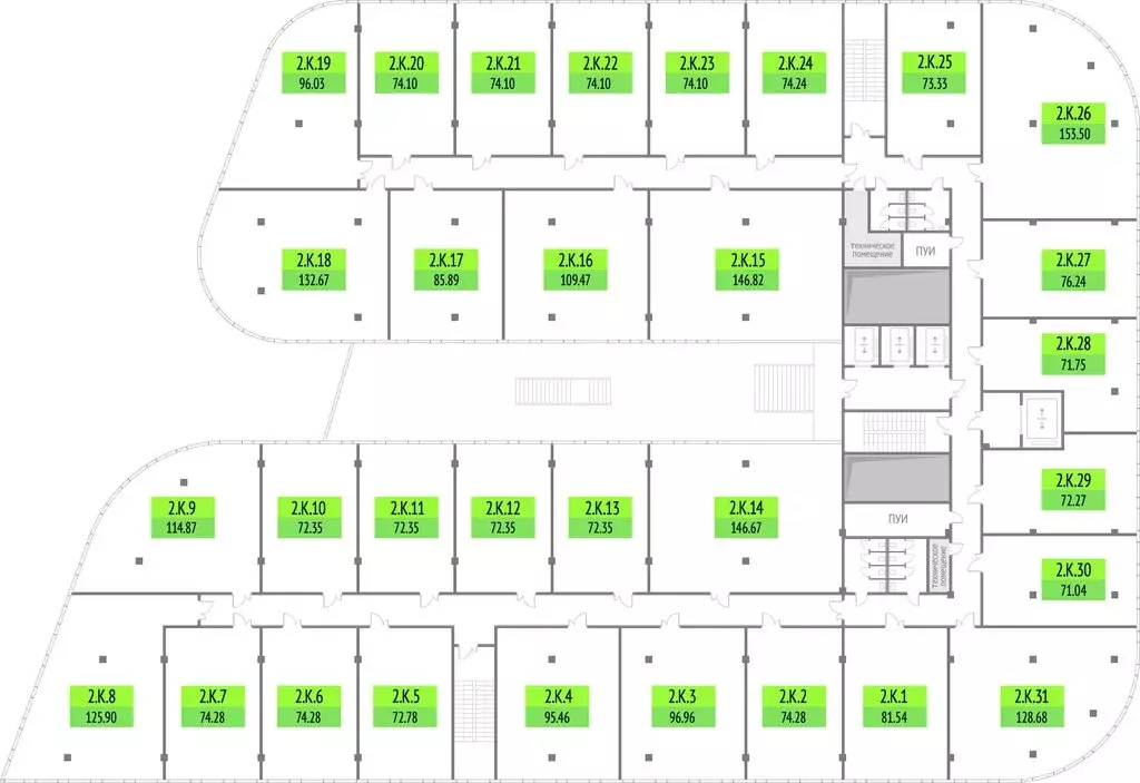 Офис (153.5 м) - Фото 2