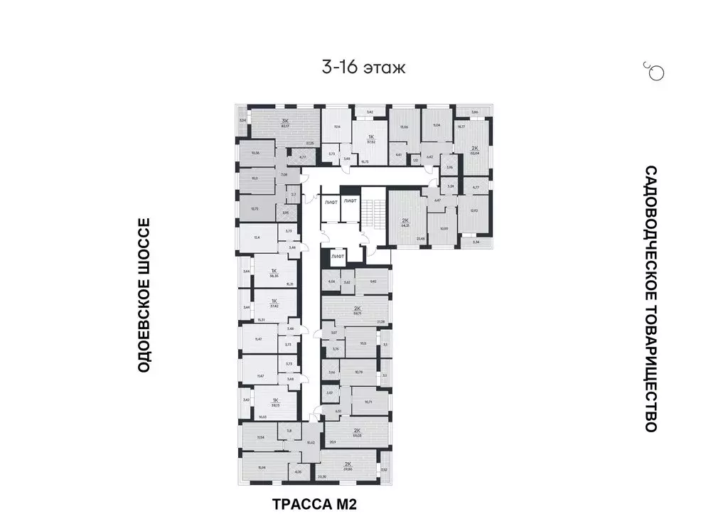 1-комнатная квартира: Петровский, Шоссейный проезд, 25 (37.42 м) - Фото 2