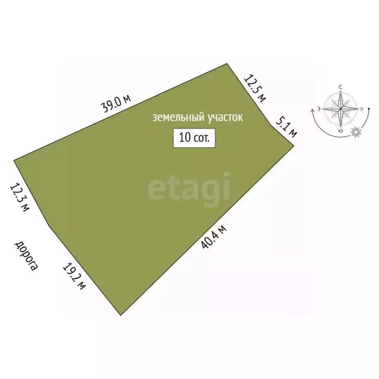 Участок в Ростовская область, Аксайский район, Ольгинское с/пос, Махин ... - Фото 1