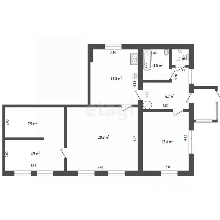 Дом в Мордовия, Саранск Кирзавода тер., 17 (75 м) - Фото 2