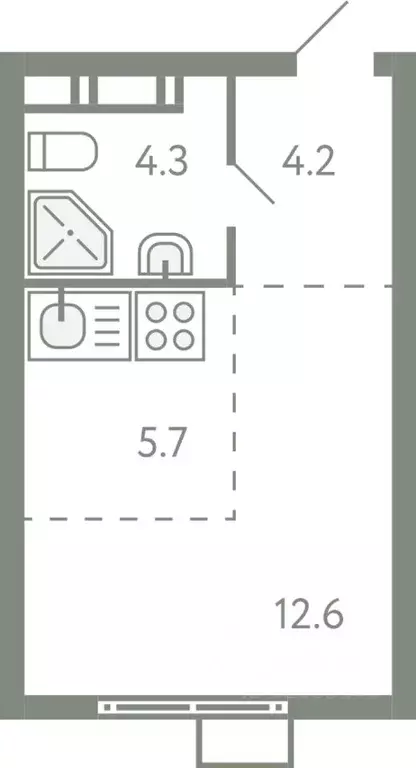 Студия Московская область, Ленинский городской округ, Молоково пгт ... - Фото 1