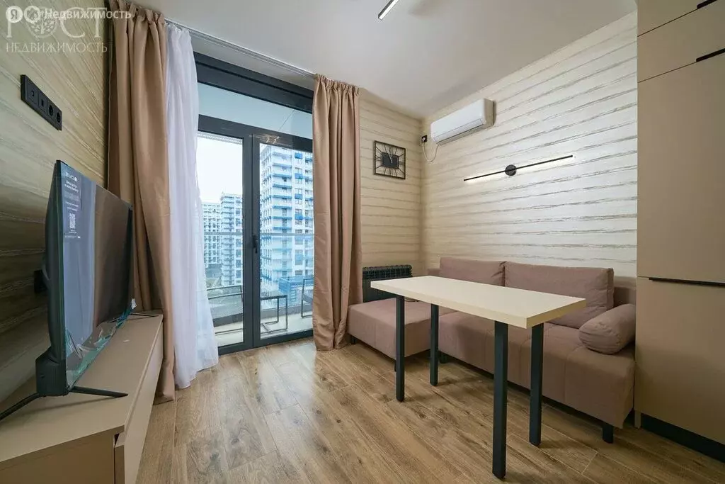 Квартира-студия: Сочи, микрорайон Бытха, Ясногорская улица, 16/2к1 (24 ... - Фото 2