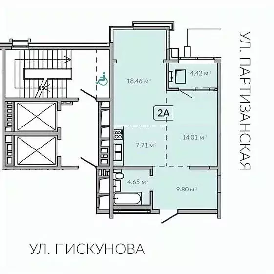 2-к кв. Иркутская область, Иркутск Байкальская ул., 91 (59.05 м) - Фото 0