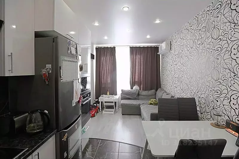 Квартира, 1 комната, 34.5 м - Фото 0