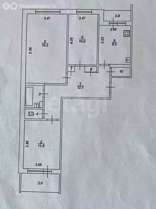 3-комнатная квартира: Тверь, 4-й переулок Металлистов, 7 (69.5 м) - Фото 1