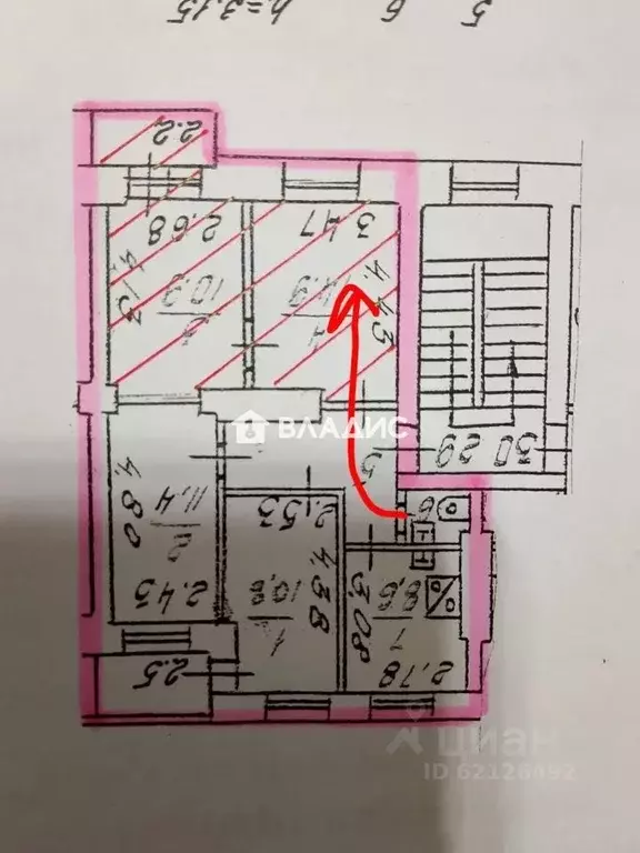 Комната Санкт-Петербург ул. Политрука Пасечника, 4 (25.8 м) - Фото 1