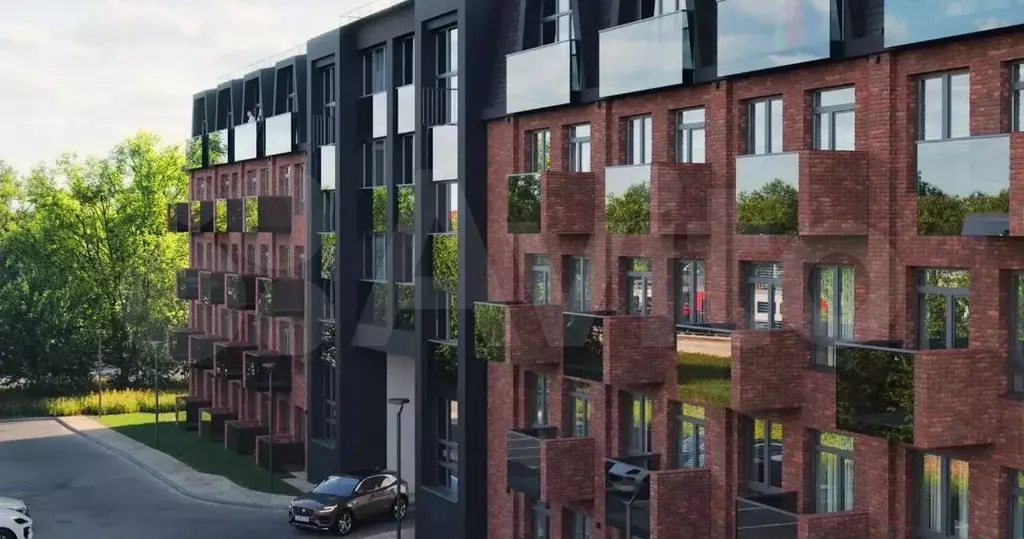 Апартаменты-студия, 40,5 м, 5/5 эт. - Фото 0