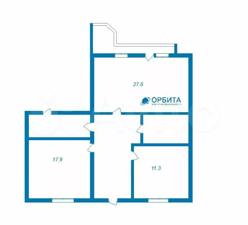 2-к. квартира, 80 м, 8/9 эт. - Фото 0