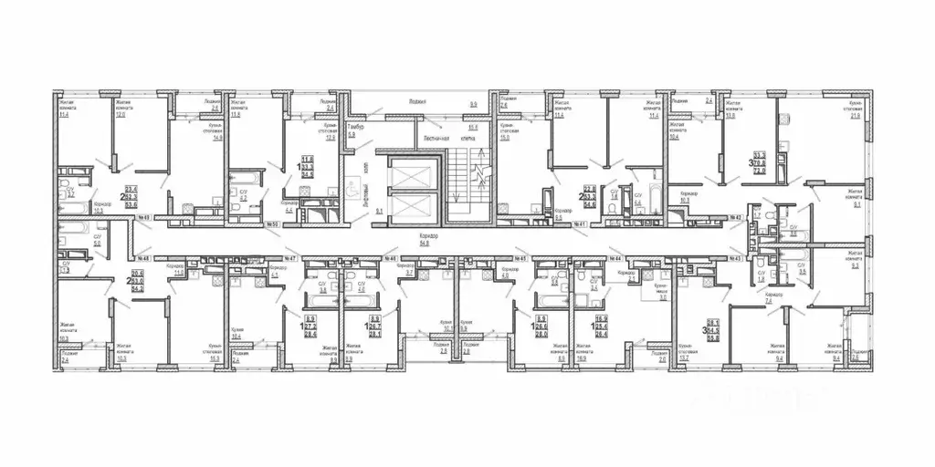 3-к кв. Нижегородская область, Дзержинск 56-й кв-л,  (72.0 м) - Фото 1