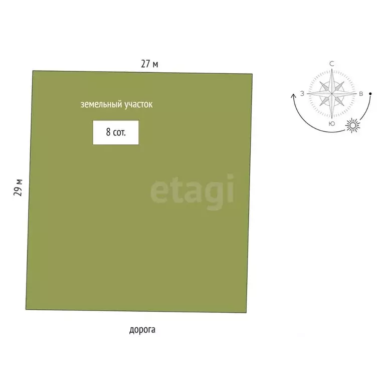 Участок в Ростовская область, Азовский район, Елизаветинское с/пос, ... - Фото 2