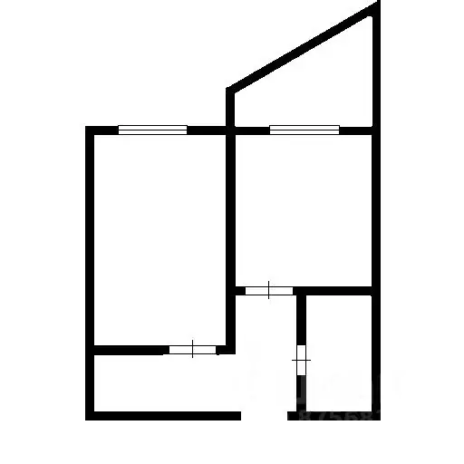1-к кв. Новосибирская область, Обь Октябрьская ул., 10 (34.9 м) - Фото 2