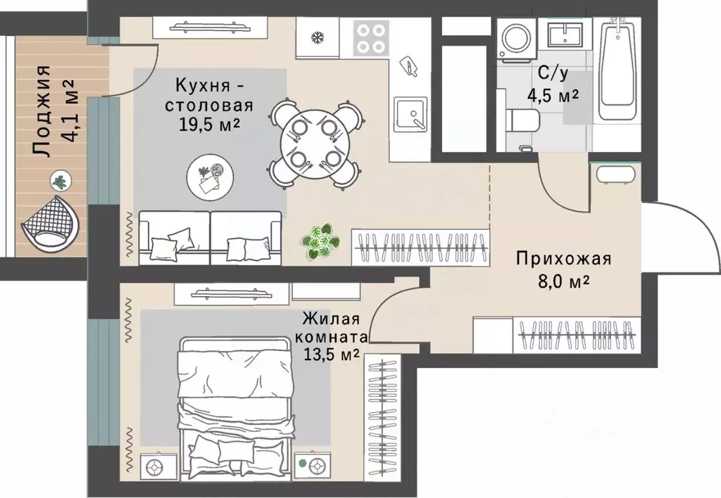 1-к кв. Свердловская область, Екатеринбург Эльмаш жилрайон, Изумрудный ... - Фото 1