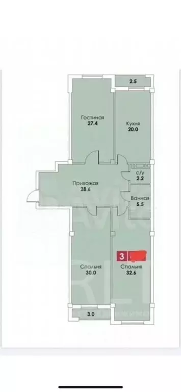 3-к кв. Дагестан, Махачкала просп. Петра 1, 85 (157.0 м) - Фото 2