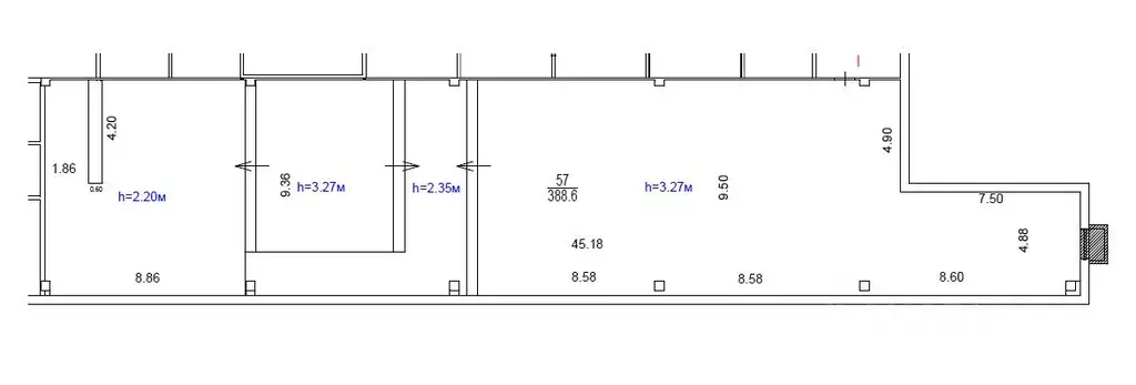 Помещение свободного назначения в Москва Михневская ул., 4 (389 м) - Фото 2