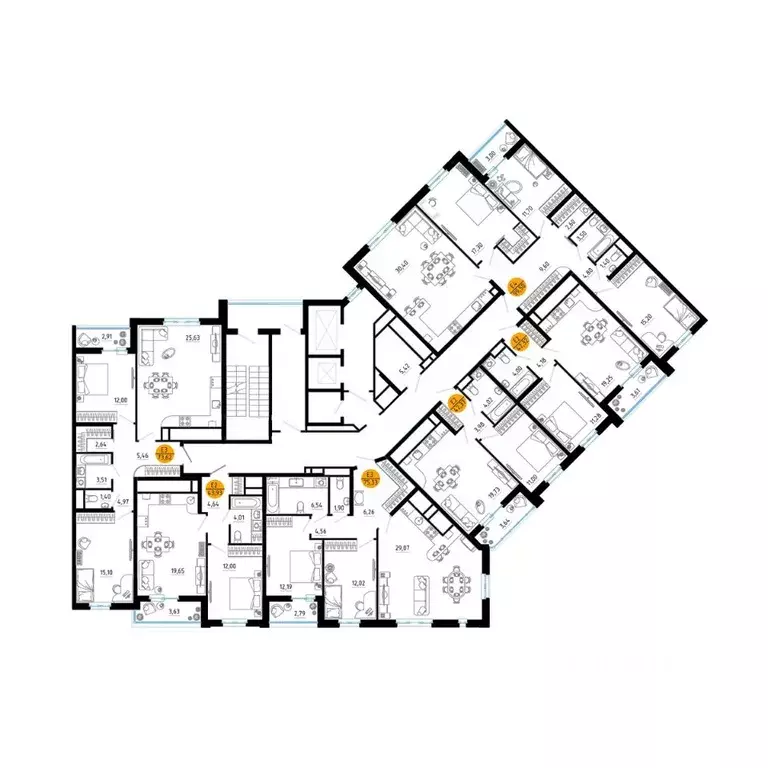 3-к кв. Рязанская область, Рязань ул. Земнухова, 3 (99.5 м) - Фото 1