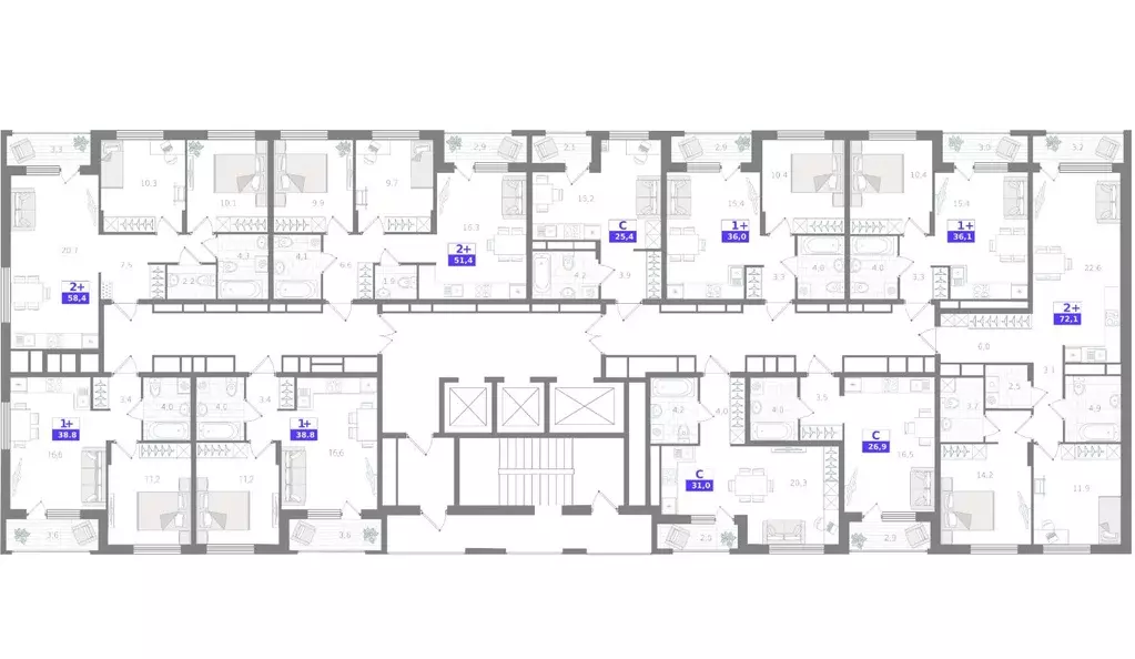 1-к кв. Тюменская область, Тюмень ДОК мкр,  (36.0 м) - Фото 1