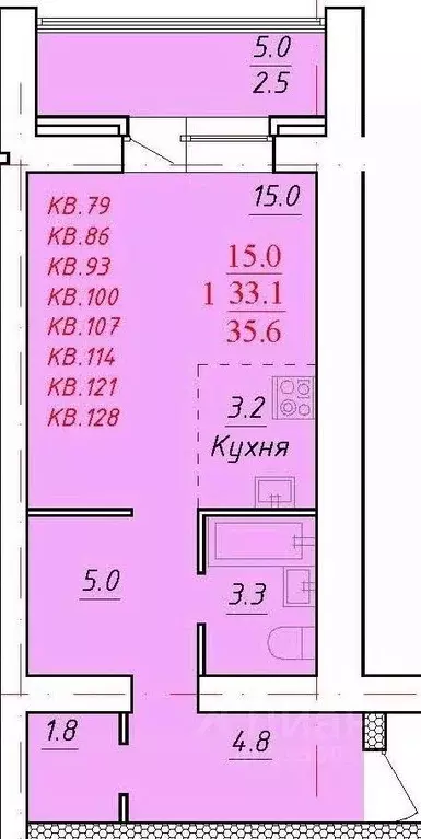 1-к кв. Алтайский край, Новоалтайск Индустриальная ул., 18 (35.6 м) - Фото 0