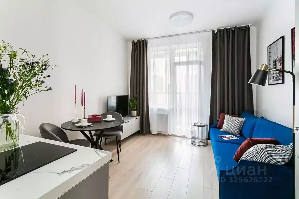 Студия Санкт-Петербург аллея Арцеуловская, 9 (20.0 м) - Фото 1