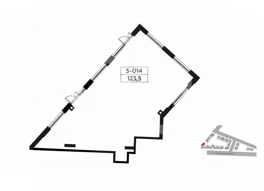 Помещение свободного назначения в Москва Родные кварталы жилой ... - Фото 2