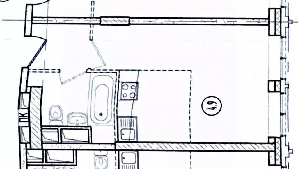Студия Москва Головинское ш., 7 (27.0 м) - Фото 2
