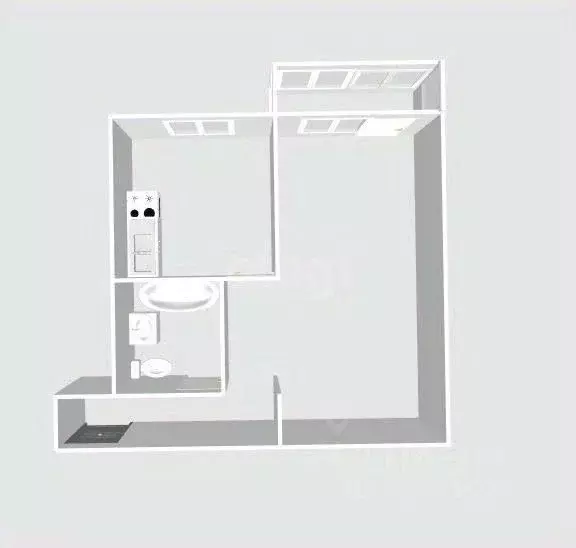 1-к кв. Сахалинская область, Холмск ул. Героев, 1 (30.5 м) - Фото 2