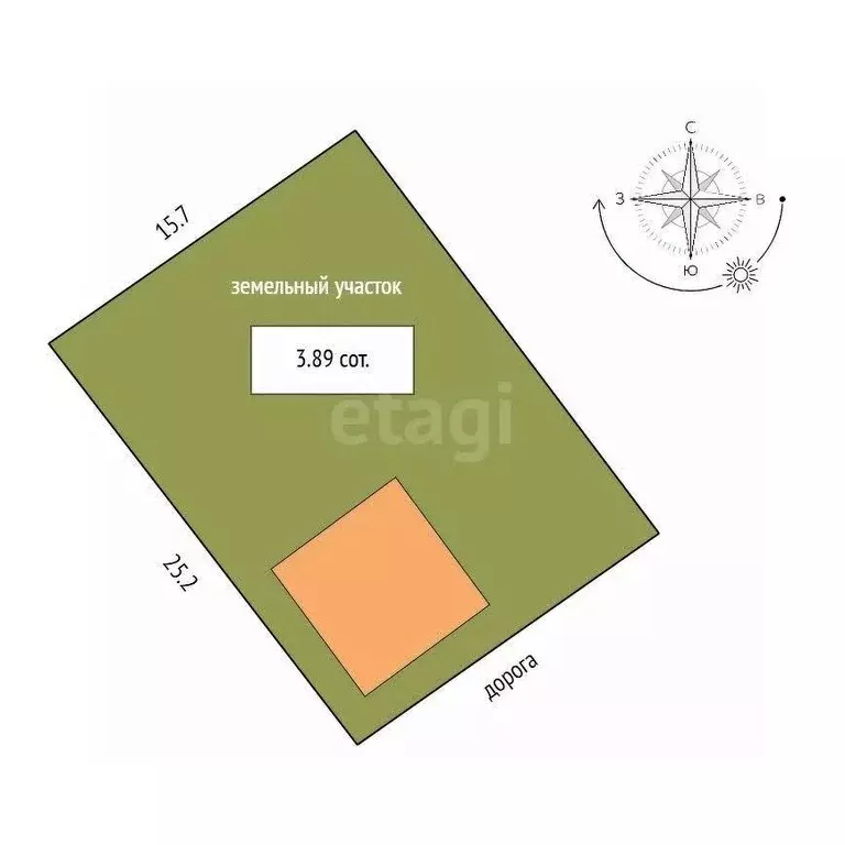 Дом в Крым, Симферопольский район, Трудовское с/пос, Горки-4 СПК ул. ... - Фото 2