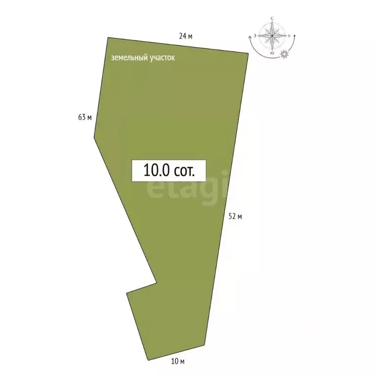 Участок в Новосибирская область, Новосибирск Казарма 31 км тер., 14 ... - Фото 2