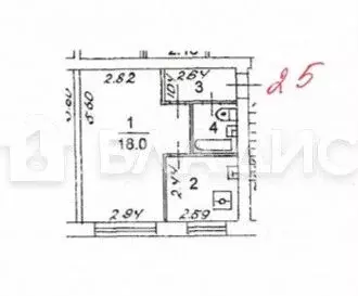 1-к кв. Москва Анадырский проезд, 43 (30.0 м) - Фото 2