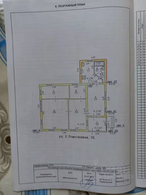 Дом в Омская область, Омск ул. 2-я Ремесленная, 76 (74 м) - Фото 0