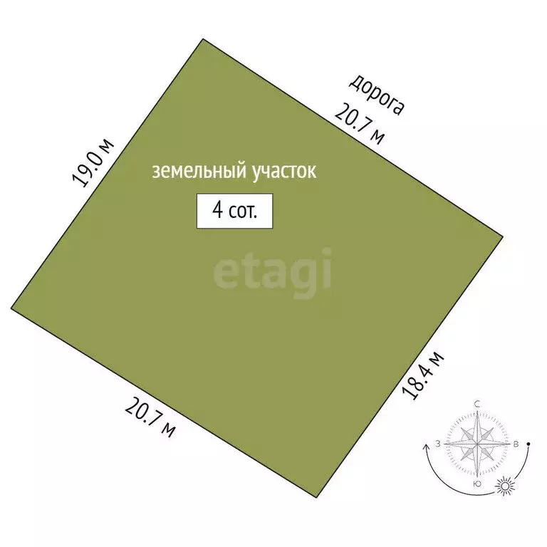 Участок в Альметьевск, садоводческое некоммерческое объединение ... - Фото 1