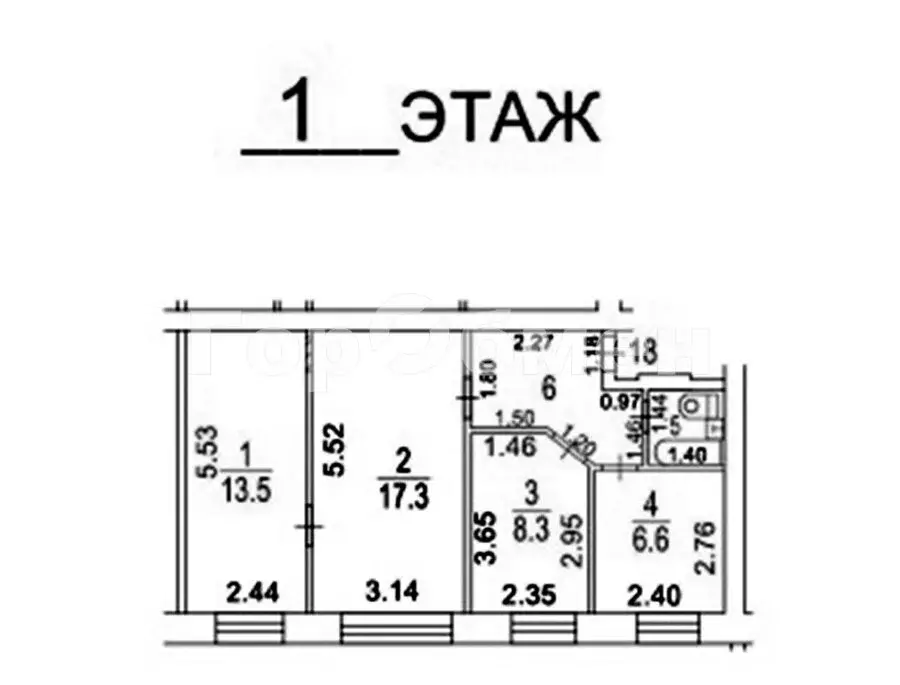 3-комнатная квартира: Москва, 1-й Волоколамский проезд, 6к1 (54 м) - Фото 2
