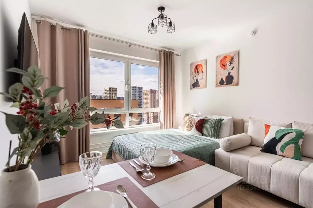 Студия Москва Тагильская ул., 3к3 (24.0 м) - Фото 1
