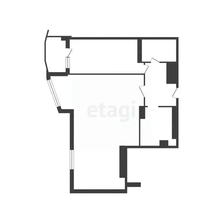 2-к кв. Белгородская область, Белгород ул. Костюкова, 36в (77.7 м) - Фото 1