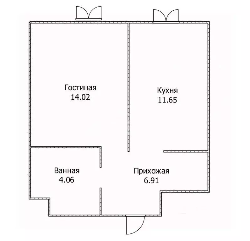 1-к кв. Ульяновская область, Ульяновск ул. Аблукова, 22 (37.0 м) - Фото 2
