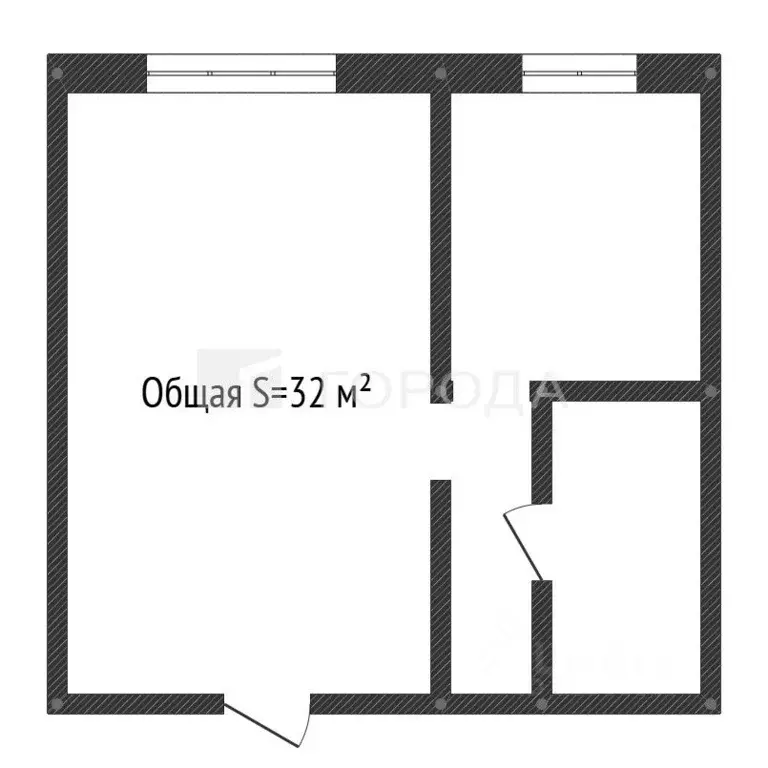1-к кв. Кемеровская область, Новокузнецк ул. Климасенко, 4 (32.8 м) - Фото 2