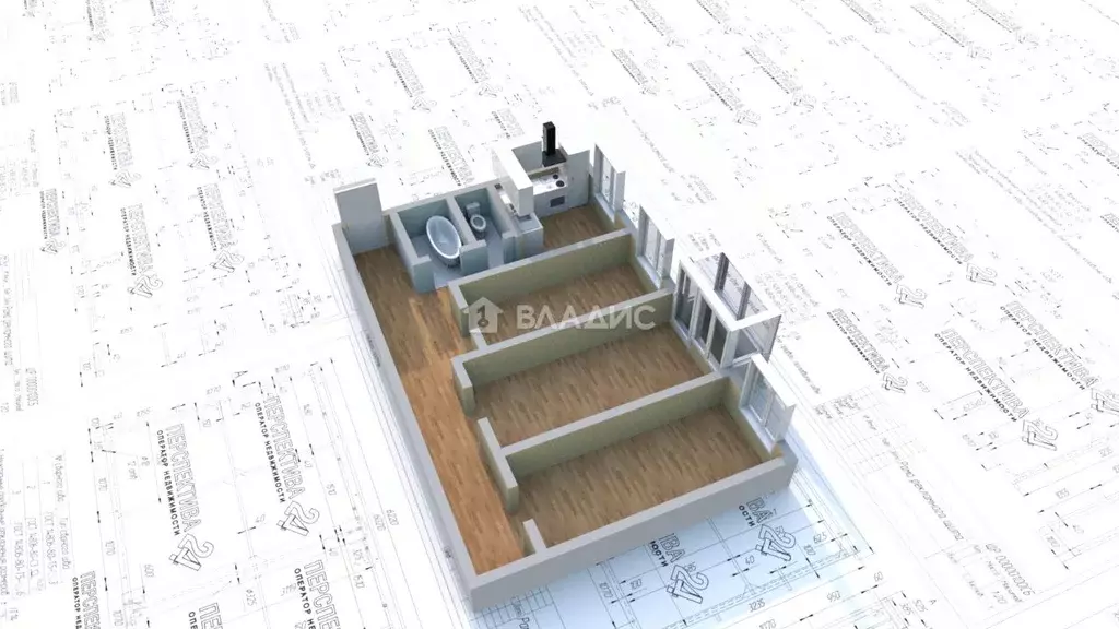 3-к кв. Иркутская область, Ангарск 11-й мкр, 1/2 (57.5 м) - Фото 1