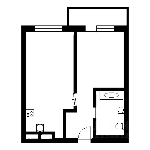 2-к кв. Новосибирская область, Новосибирск ул. Кошурникова, 23 (36.7 ... - Фото 1