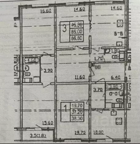 3-к кв. Санкт-Петербург ул. Дыбенко, 4к2 (85.0 м) - Фото 0
