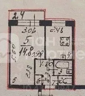 1-к кв. Санкт-Петербург ул. Дыбенко, 18К1 (30.3 м) - Фото 2