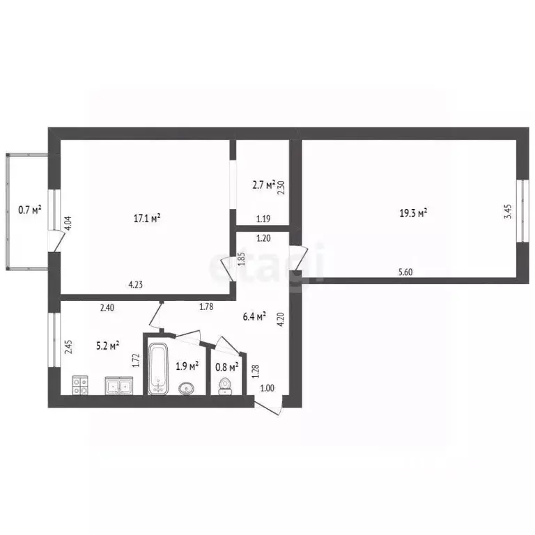 2-к кв. Мордовия, Саранск Советская ул., 79 (53.4 м) - Фото 1