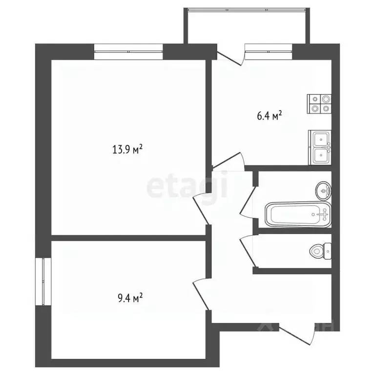 2-к кв. Москва Мастеровая ул., 17/1К1 (38.3 м) - Фото 2