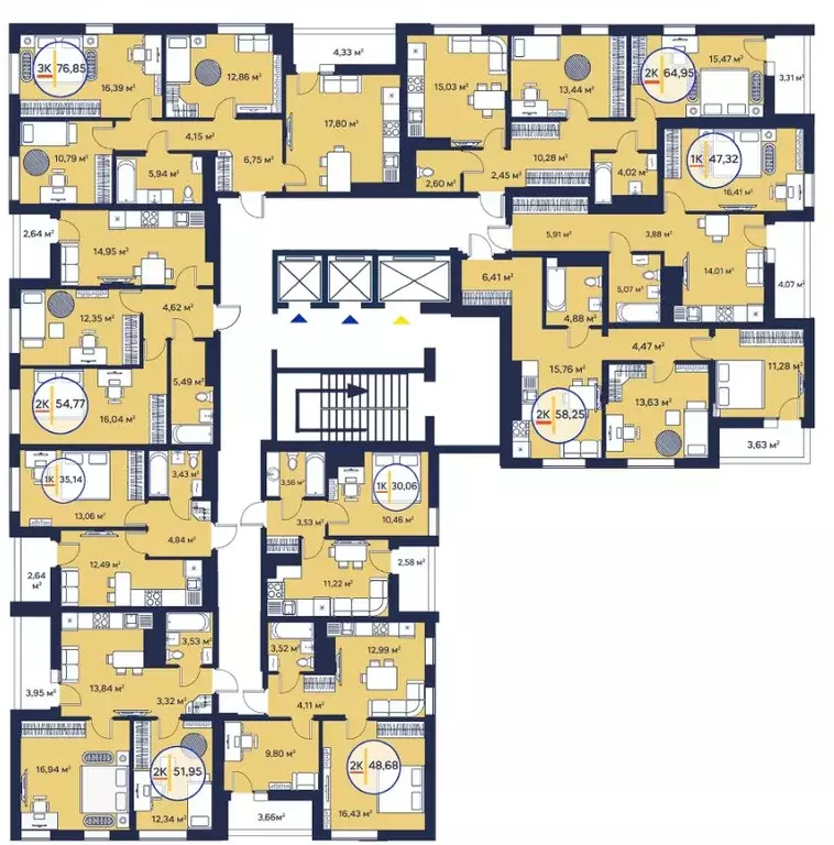 2-к кв. Тюменская область, Тюмень ул. Менжинского, 60 (64.6 м) - Фото 2
