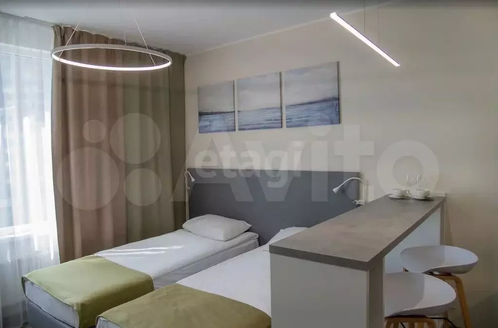 Апартаменты-студия, 23,7 м, 10/21 эт. - Фото 1