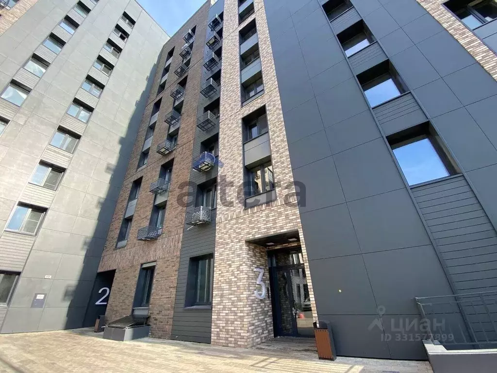 1-к кв. Татарстан, Казань ул. Рашита Салахова, 2к2 (35.5 м) - Фото 2