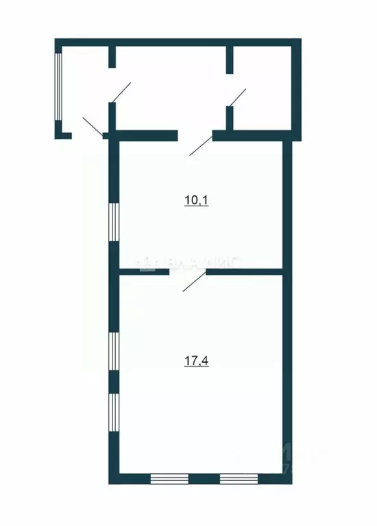 Дом в Кемеровская область, Кемерово ул. Пушкина, 25 (37 м) - Фото 2