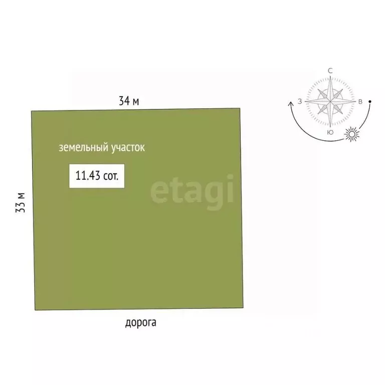 Участок в Костромская область, Кострома ул. Героев (11.43 сот.) - Фото 1