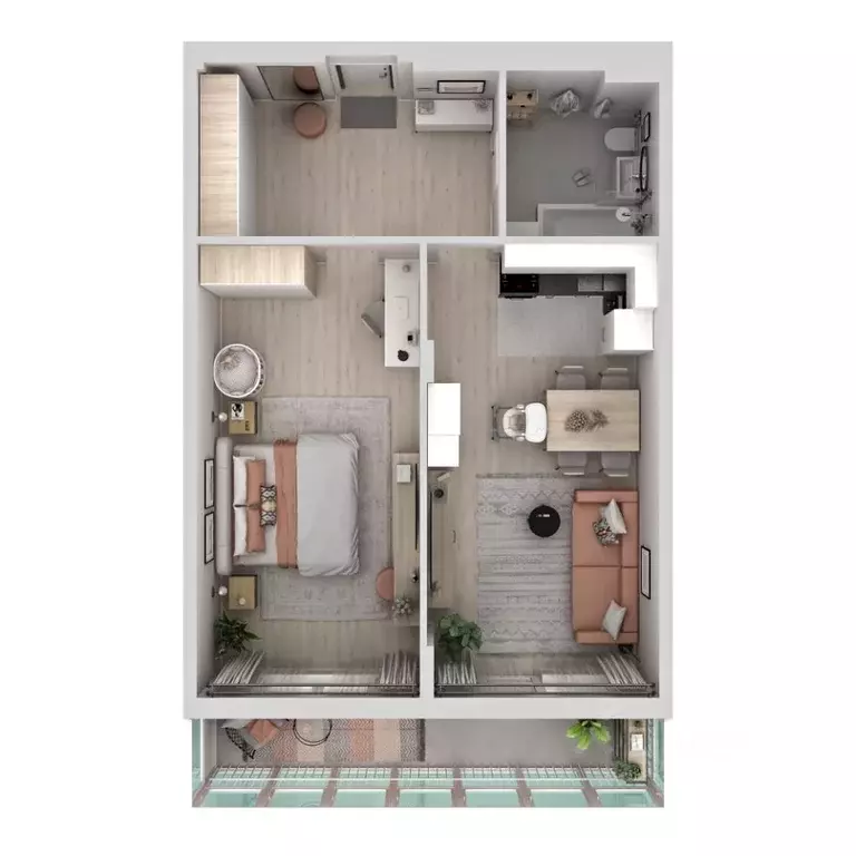 2-к кв. Красноярский край, Красноярск ул. Светлова (61.17 м) - Фото 1